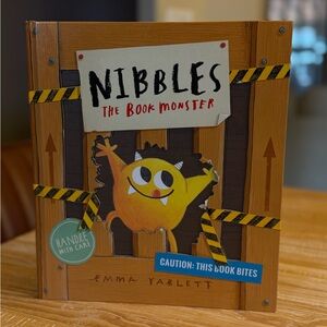 Nibbles The Book Monster - Orange and Yellow Reptile Book